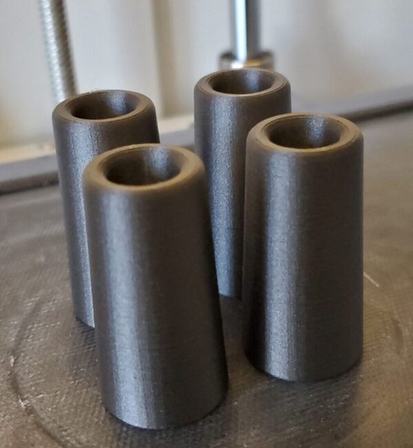 Custom small batch of parts printed at .100 layer height.